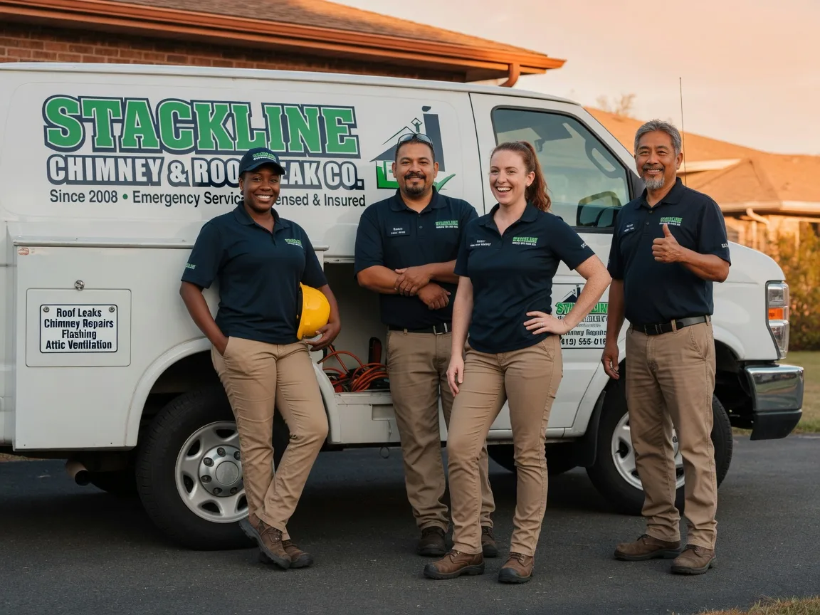 Chimney flashing repair company in Harmony, ME